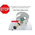 thumbnail image 4 of Flame King Propane Tank Adapter, Converts Pol to Qcc1 Type, Reliable Connection Conversion, 4.5 Inches, 1 Count, 4 of 6