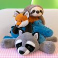 thumbnail image 2 of 45/60/70cm Simulation/ Cute/ Soft/ Animal Plush Toys/ Lazy Series/ Raccoon/ Crocodile/ Sloth/Fox Pillow/Children's Birthday GiftCrocodile45cm Deng Xun unisex, 2 of 2