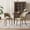 Coffee, variant on AFO Modern Velvet Dining Chair with Solid Wood Legs, Side Chair for Dining Room, Cafe and Kitchen, Set of 2, Green