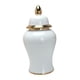 thumbnail image 3 of Jarrón de porcelana para almacenamiento, florero de cerámica clásico con tapa, tarro de templo europeo Pequeño, 3 of 9