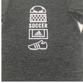 thumbnail image 4 of Adidas Little Boys Graphic Print T-Shirt Dark Grey Heather 4, 4 of 4