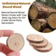 thumbnail image 4 of 40 Uds 3-4CM Sin Terminar CíRculos de Madera Redonda Natural Discos Troncos Corteza áRbol para Manualidades DIY DecoracióN Fiesta en Casa, 4 of 5