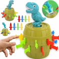 thumbnail image 1 of Jumping Dinosaur Board Pop-Up Game Lucky Fun Tricky Bluff Family Game Creative Gift for Adults and Children, 1 of 5