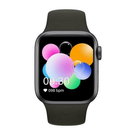Smart Watch T500 Plus for iPhone iOS Android Phone Bluetooth Fitness Tracker - Black | Walmart