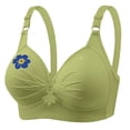 thumbnail image 3 of SROBPTY Plus Size Bras for Women, Womens Everyday Bras, Women Wireless Push Up Breathable T Shirt Comfortable Everyday Bras Green,XXXL, 3 of 5
