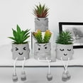 thumbnail image 4 of Artificial Succulents Potted Plant Set, Faux Succulents Office Decorations for Work Desk, Fake Plant Wall Shelf Decor for Gift, Bathroom Small Plants Decoration, Mini Plants Window Sill Decor, 4 of 9