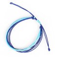 thumbnail image 3 of Braided Bracelet Adjustable Chic Multicolor Aesthetic Jewelry Drawstring Handcrafted Hand Rope Women Accessories for Teen Girls Dark Blue, 3 of 8