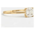 thumbnail image 2 of Forever Jewels 1Ct Cushion Cut Moissanite Women Solitaire Engagement Ring 14K Yellow Gold Plated, 2 of 5