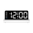 thumbnail image 2 of Mnhhatv Digital Wall Clock, LED Large Display with Calendar, Adjustable Brightness, Multifunctional Alarm Clock, Ideal for Living Room, Bedroom, Office & Store, 2 of 6