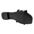 thumbnail image 3 of Sandalias de piso Onne en Textil – Negro, 3 of 3