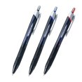 thumbnail image 1 of Uni-Ball Jetstream Extra Fine & Micro Point Click Retractable Roller Ball Pens,-Rubber Grip Type -0.38Mm-Black,Blue,Red Ink -Each 1 Pens/Total 3 Pens Value Set, 1 of 5