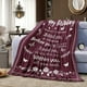 thumbnail image 3 of LHSHID Birthday Gifts for Women/Men/Her/Him Blanket Merlot Red Happy Birthday Decorations Women/Men Throw Blankets Bday Gift for Women/Men Unique Best Birthday Gift Ideas 30"x40", 3 of 4