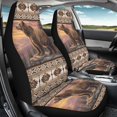thumbnail image 4 of XYZCANDO Set of 2 Car Seat Covers for Interior Automobile Seat Cover Pad Mat Waterproof Lightweight, Van SUV Truck Front Seat Car Covers, Bear Sunset, 4 of 8