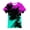 A, variant on WREESH Boys' Short Sleeve T-Shirts 3D Digital Printing, Seven Color Pigment, Loose Fit Summer Tops (4-16 Years) Multicolor