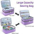 thumbnail image 3 of Sewing Supplies Organizer Bag, Double-Layer Sewing Box Organizer Accessories Storage Bag,B oxford, 3 of 8