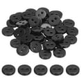thumbnail image 1 of Uxcell 50 Pcs 9mm Botones de Madreperla, Botones de Concha de Perla Natural de 2 Agujeros para Coser Ropa, Abrigos, Trajes, Camisas, Decoración de Manualidades DIY, Negro, 1 of 6