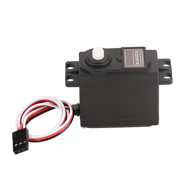 Servo RC, Plástico De Alta Velocidad, Ahorro De Energía, Estructura Estable, Liviana, Servo Estándar S3003 Para Carreras RC