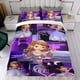 thumbnail image 4 of Sofia la Primera Princesa Conjunto de sábanas temático, trío de piezas, cómodo y amigable con la piel, diseño único, regalo de decoración para el hogar para familiares, amigos y fans, 90 cm * 190 cm, 4 of 6