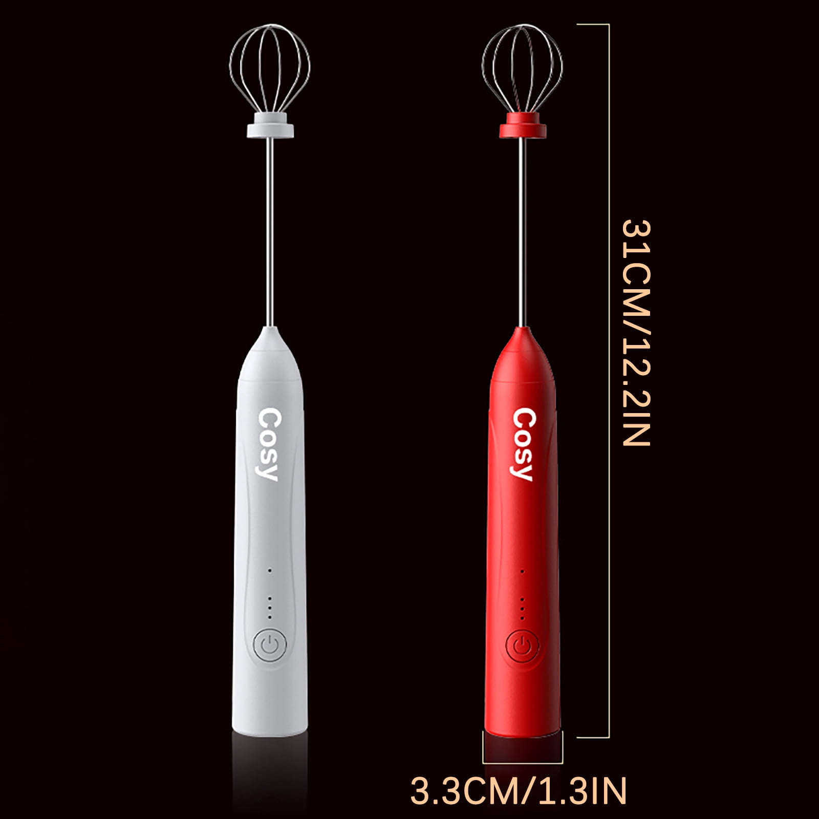 Wovilon Coffee Stirrers Electric Stirrer Drink Stirrer Handheld Electric  Whisk Stainless Steel 304 Milk Whisk Usb Battery 