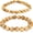 Cliff Cypress Color, variant on Pcs Prayer Beads Bracelet, Natural Wooden Bead Mala Bracelets Link Wrist for Men Women Beaded Stretch Crafts Bangle Amberwood Color -