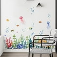 thumbnail image 2 of Ocean Fish Wall Decals Under The Sea Life Animals Wall Stickers DIY Removable Waterproof Peel and Stick Boys Kids Nursery Bedroom Living Room Bathroom Art Decor, 2 of 8