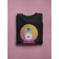 thumbnail image 3 of Yoga Heart Shining Sweatshirt Women -Image by Shutterstock, Female 5X-Large, 3 of 4