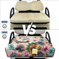 thumbnail image 6 of FUIALDOLG Bohemian Mandala Floral Cart Seat Covers Purple Boho Mandala Club Car Seat Covers Non-slip Comfort Easy to Install Golf Cart Seats Towel Blanket With 4 Pocket,51x30 Inch, 6 of 8