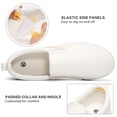 thumbnail image 4 of Ecetana Women's Slip on Shoes Canvas Sneakers Loafers Non Slip Shoes Low Top Casual Shoes, 4 of 7