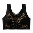 thumbnail image 2 of Weikingp Comfortable Bras For Older Women Bras That Cover Side And Back Fat Minimizer Bras For Women Full Coverage Body And Bra Supportive Comfort Bra Racerback Bras For Women Black L, 2 of 2