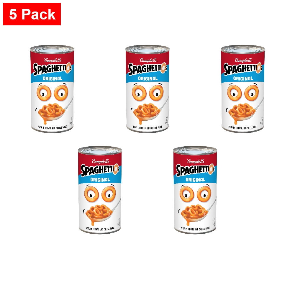 Campbell's Ready to Eat Spaghetti, Food Pantry Snack for Kids