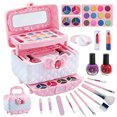 thumbnail image 1 of EIMELI Kids Makeup Kit for Girl Toys  60PCS Teensymic Toys for Girls Real Washable Makeup Girls Princess Gift Play Make Up Toys Makeup Vanities for Girls, 1 of 11