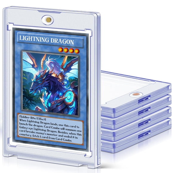Tarjeteros magnéticos Homthy para tarjetas coleccionables, 5 unidades, 35 unidades