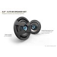 thumbnail image 2 of Altavoces para puerta de coche Scosche HD6504 6.5, 4 vías, 200 W, 1 par, 2 of 4