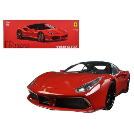 Ferrari 488 Gtb Red Signature Series 118 Diecast Model Car By Bburago