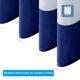 thumbnail image 4 of Cortina de ducha AmazerBath azul marino 180 x 180 cm con 2 piedras, 4 of 6