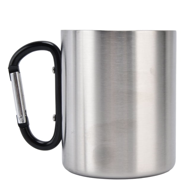 Taza de acero inoxidable mango único tamaño portátil 360 ml exquisita taza de acero inoxidable muy duradera para viajar y acampar ANGGREK Otros