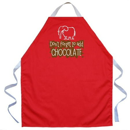 Attitude Aprons by L.A. Imprints Add Chocolate Apron in Red