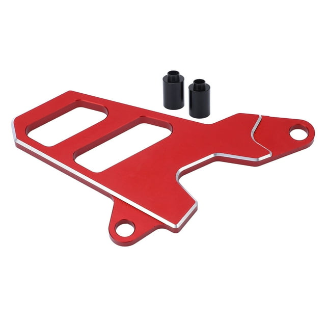 Couvercle de Pignon avant, Garde de Chaîne de Moto Installation Facile Professionnel Haute Résistance pour Moto Noir, Rouge, Bleu