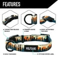 thumbnail image 4 of Wolfgang Heavy Duty, Adjustable Dog Collar with Quick Release Nylon Buckle for Walking & Training, Overland Print, Large, 4 of 6