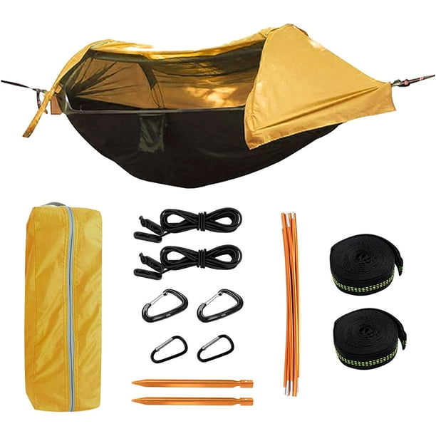 BreeRainz Camping Hammock with Mosquito Net and Rainfly Cover