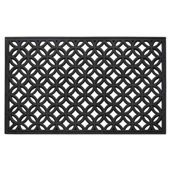Ergode Wrought Iron Rubber Mat 18x30 - Diamond