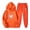 Orange, variant on Feancey Hoodie Sweat Suits for Womens 2 Piece Lounge Sets Valentines Day Heart Print Hooded Pullover and Jogger Pants Matching Set Trendy Outfits Beige L