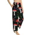 thumbnail image 2 of Junzan Red Mushrooms Women'S Pajama Pants Drawstring Comfy Sleep Bottoms With Pockets, 2 of 9