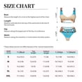 thumbnail image 4 of Kdxio Boards and Beach Print Women's 2 Piece High Waisted Wrap Spaghetti Strap Summer Swimsuit Bikini Set-, 4 of 7