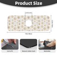thumbnail image 2 of Kdxio gold Snowflake print Pattern Non-Slip Diatom Mud Faucet Drain Pad,Self Absorbent Mat for Kitchen Sink for Variety Kitchen & Bathroom Countertops, 2 of 7