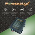thumbnail image 2 of PowerMax PM3-100LK 110V to 12V DV Power Supply Converter Charger for RV 100 Amp -Grade Voltage Converter Modified SINE Wave Inverter, 2 of 5