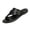 Black,#006, variant on Women's Orthopedic Bunion Correction Leather Sandals Flip Flops Toe Ring Slip On Slide Flat Dressy Loop Strap on Slippers Ankle Breathable Arch Support Wide Width Wedge Comfort Casual Slides,37