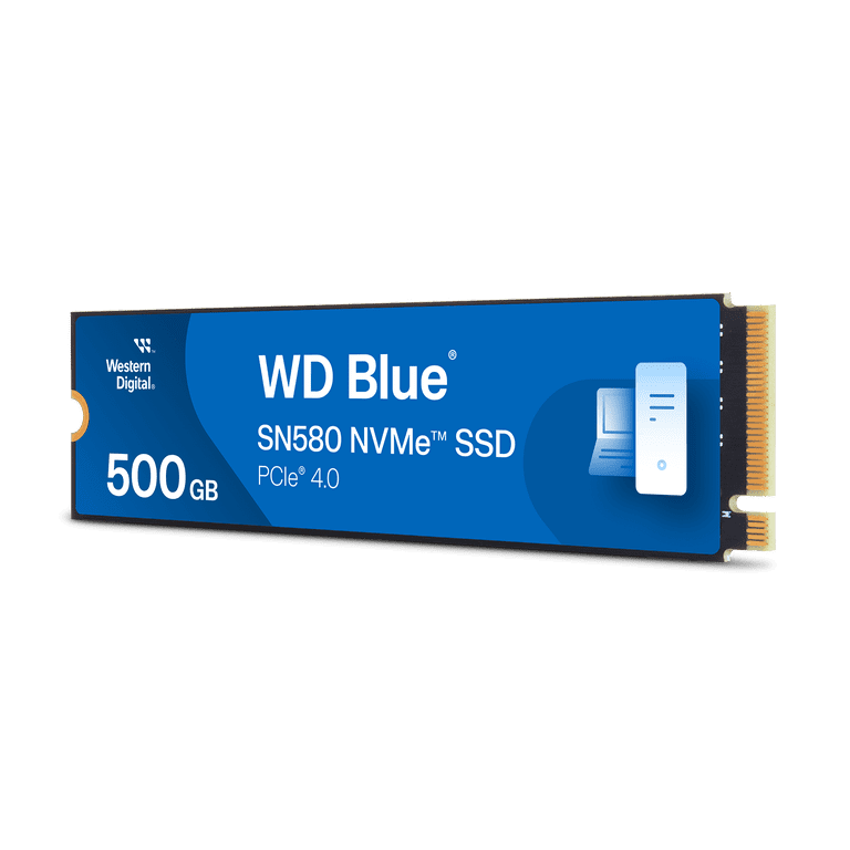 内蔵型SSD WD blue SN580 500GB NVMe M.2 Gen4 WD Blue SN580 500 GB SSD - Walmart.com