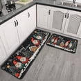 thumbnail image 3 of Christmas Kitchen Rug Sets 2 Piece Welcome Christmas Snowflake Kitchen Rugs and Mats Non Skid Rugs for Kitchen Floorfor Farmhouse Door (47x17+30x17 Inches), 3 of 7