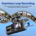 thumbnail image 2 of Dash Cam Front and Rear, 3 Channel Dash Cam, 1080P Dash Camera for Cars, Built-in Wi-Fi, Night Vision, Loop Recording, 2 of 11